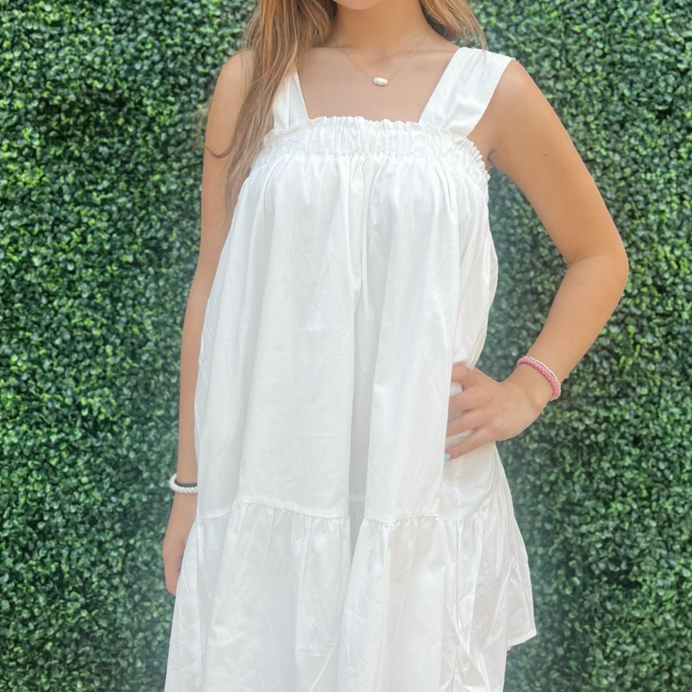 Sleeveless Ruffled Mini Dress